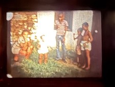 1950s Grandma Farm 8mm Movie Film Flower Tulips Cottage Ohio Family