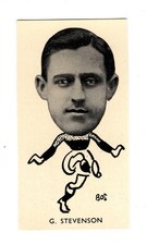  Scottish Footballers Soccer Cigarette Card 1938 #03 Stevenson Motherwell