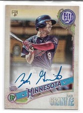 2018 Topps Gypsy Queen - Autographs Zack Granite #GQA-ZG (AU, RC)