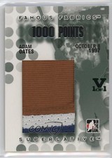 2007-08 ITG Superlative Silver Vault Emerald 1/1 Adam Oates #FFP-47 HOF k4s