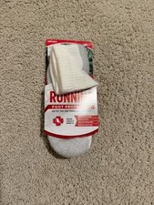 Thorlos/Thorlo Running Socks Unisex Ankle Foot Protection Size Medium White