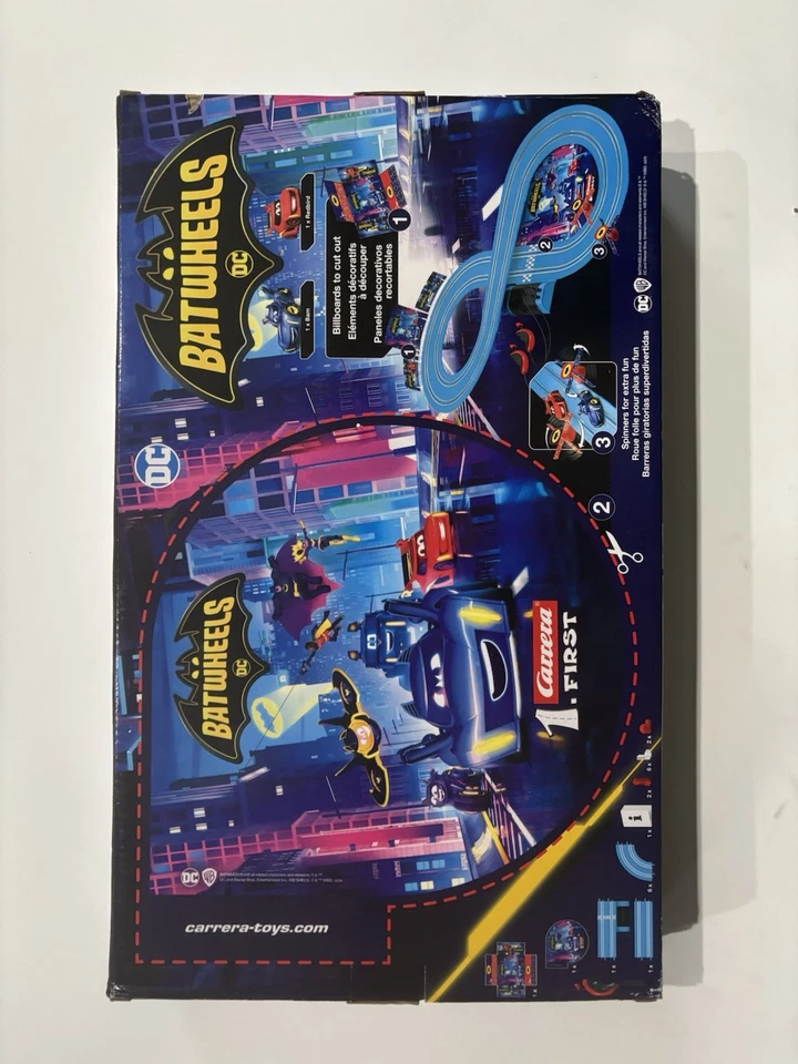 Carrera Batwheels PRIMER Juego de Carreras de Juguete Coche Ranura Sellado Nuevo Foto 3 de 4