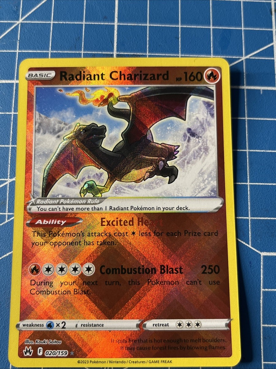 Pokémon TCG Radiant Charizard Crown Zenith 020/159 Near Mint #4