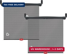 Munchkin Brica Sun Safety Car Window Shade with Heat Alert, Helps Block UVA/UVB