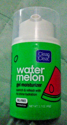 Clean & Clear Hydrating Watermelon Daily Gel Face Moisturizer 1.7 oz