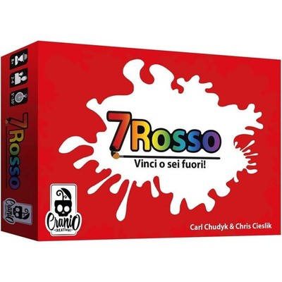 7 RED WIN OR YOU'RE OUT! - Italian Board Game (UNO) by Cranio Creations