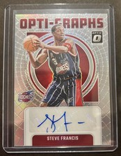 2024-25 Donruss Optic Steve Francis Opti-Graphs Holo Auto Autograph /25 Rockets