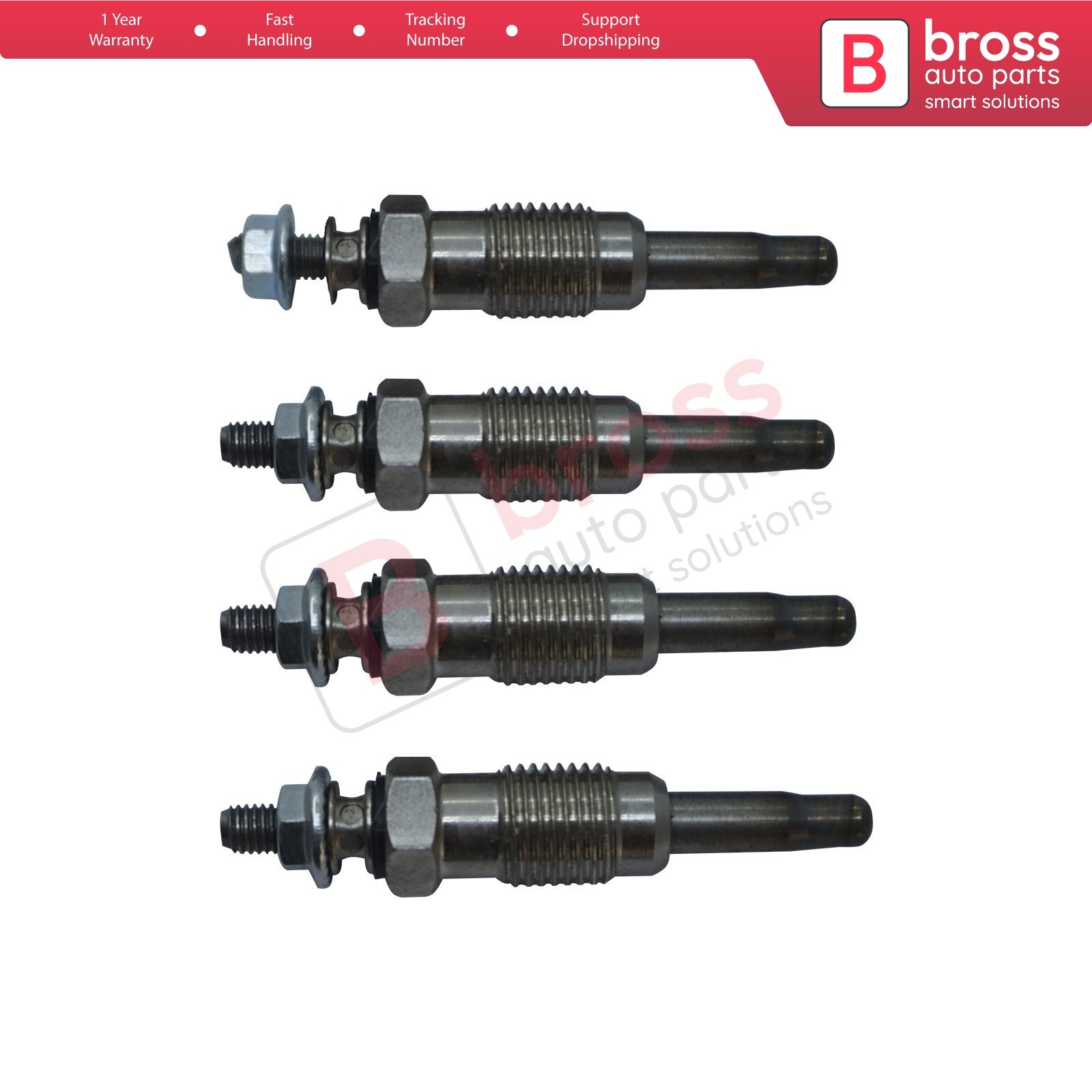 4X Glow Plugs 11V for Audi Ford Nissan Renault Volvo VW 1.9 Engine 7700867617