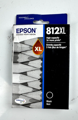 #ad #ad Epson 812XL Black Ink Cartridge T812XL120 S High Yield OEM New Exp 2028 $27.00