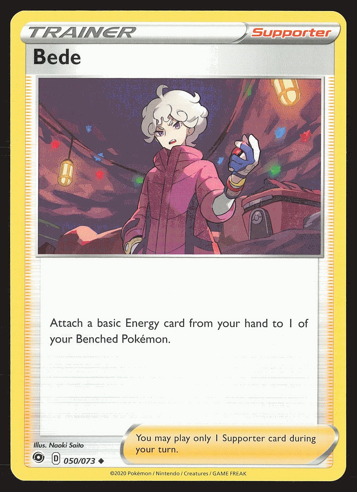 Champion's Path Bede #50/73 Uncommon Pokemon Card