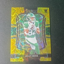 Panini 2025 Select Football Arian Smith Jets Rookie Prizm Premier #177/10