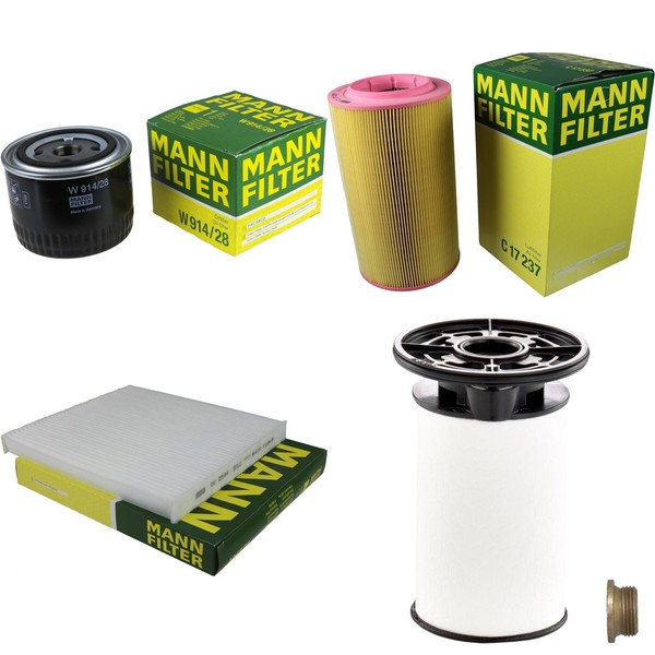 Mann-Filter Inspektionspaket Filterset FüR Fiat Ducato Kasten 130 Multijet 2.3-image