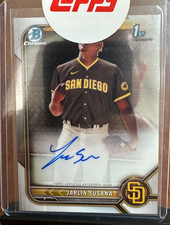 Jarlin Susana 2022 Bowman Chrome Base Auto 1st CPA-JSA Redemption