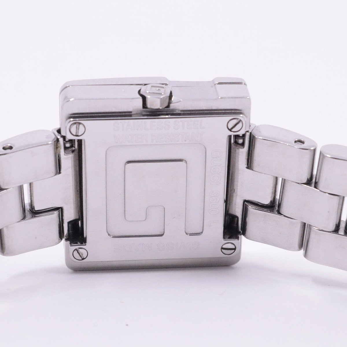 Gucci 3600L G Mark Watch Quartz Old-style bezel Black dial Genuine