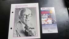George Burns signed Photo JSA Certified
