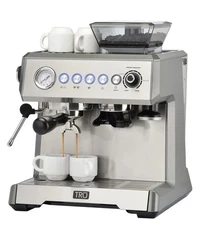 Farberware Espresso Machine Coffee Stainless Steel Milk Steam Wand Slim Design