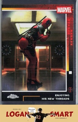 Enjoying His New Threads 2025 Topps Chrome Marvel Deadpool #59