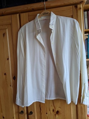 Bluse von Mondi, Gr. 40/42, cremeweiß, Modal/Baumwolle
