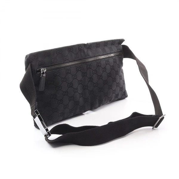 Sac Gucci GG toile taille unisexe occasion rayures usure 28566