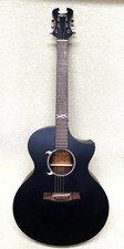 Schecter Machine Gun Kelly Dreadnought Acoustic Electric Guitar Black