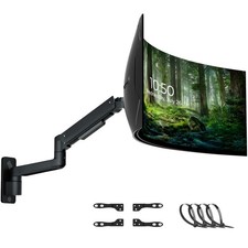 17-49 inch Premium Ultrawide Monitor Wall Mount, Heavy Duty Single Wall Mount...