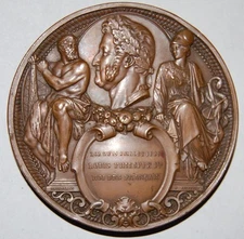 1845-FRANCE-LOUIS PHILIPPE I-BRONZE MEDAL