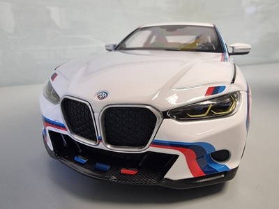 NEW NOREV BMW 2022 CSL 3.0 WHITE 50 YEAR MODEL 1:18 DEALER EDITION