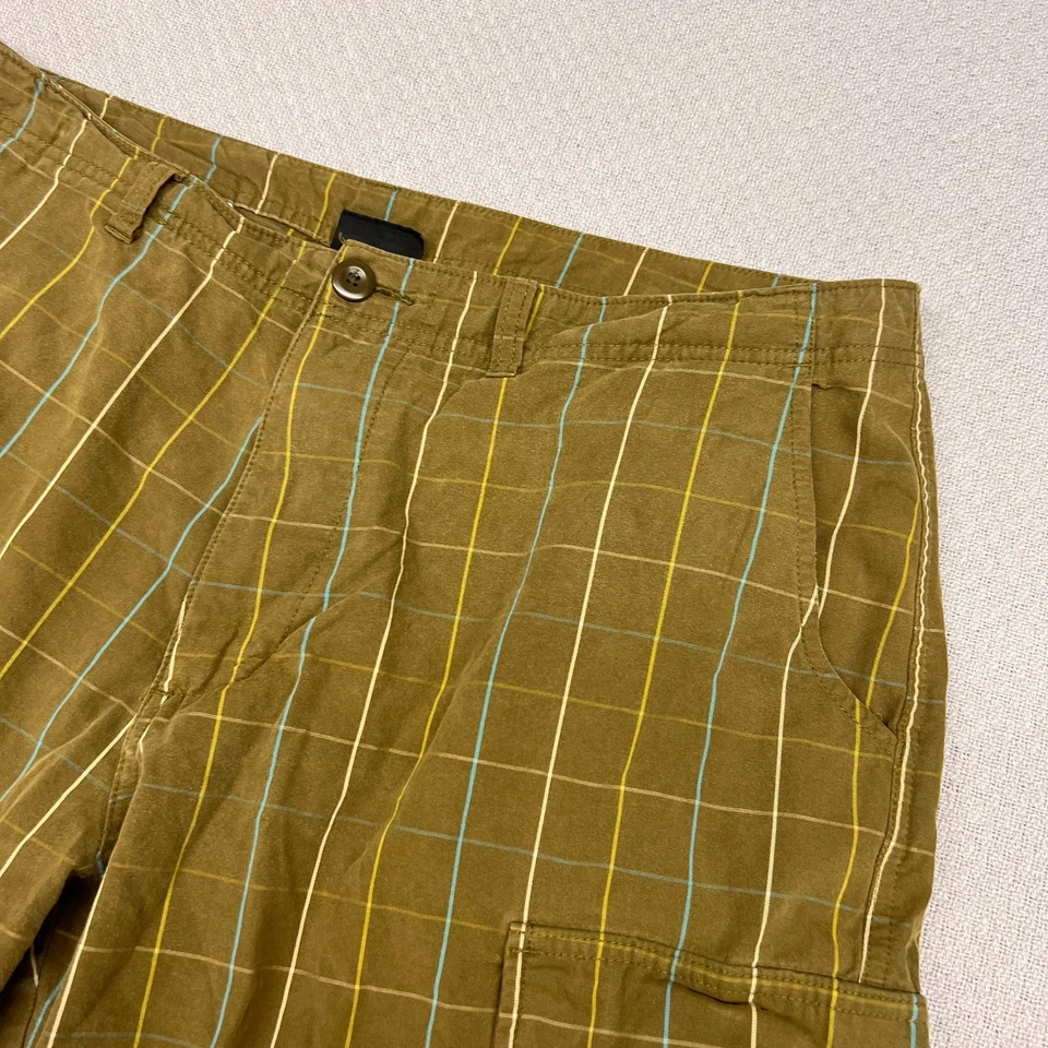 Pantalones Cortos Carga Patagonia Para Hombre 36 Algodón Orgánico A Cuadros Exterior Años 90 Informales Foto 3 de 4