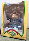 Vintage 1985 COLECO Cabbage Patch Doll Baseball Boy Blue Eyes Tooth Original Box