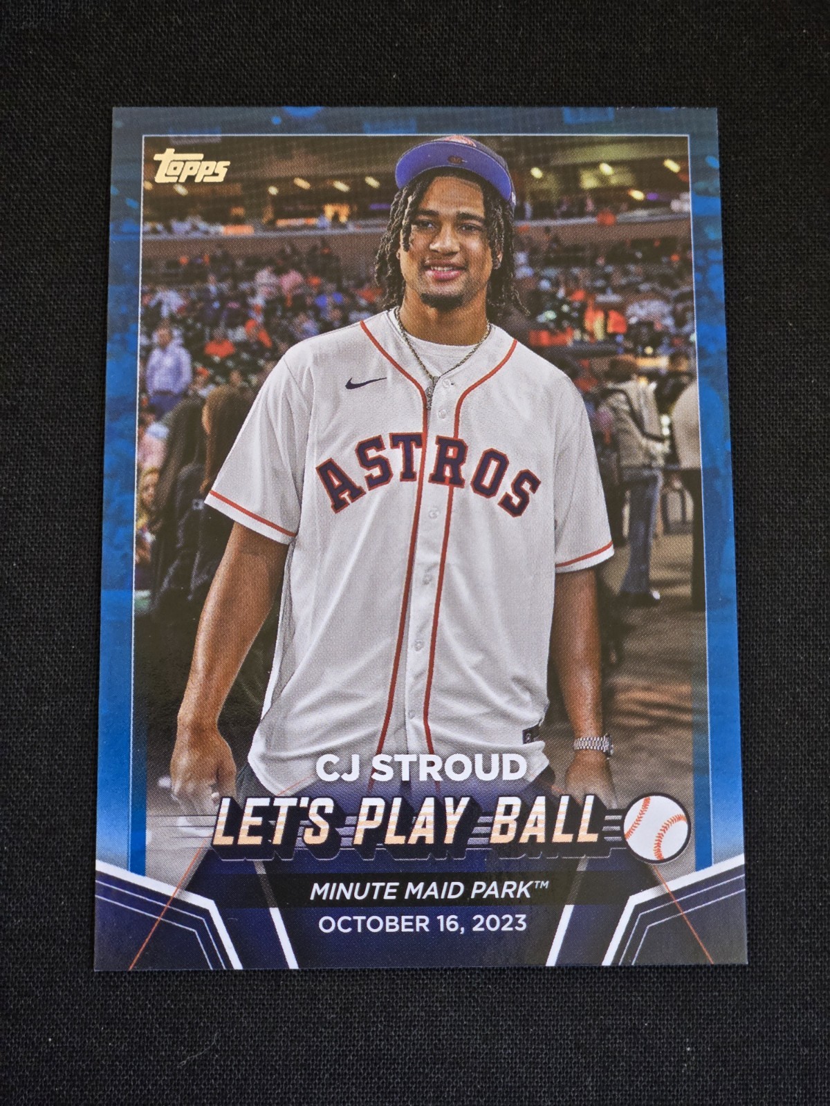 CJ Stroud Topps 2024 Series 2 Let's Play Ball BLUE Parallel #PB-1