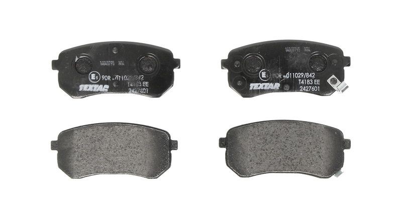 Kit plaquettes de frein à disque TEXTAR 2427601 avant pour i10 I 1.1 berline bicorps 2007-