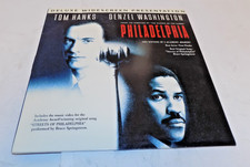 Philadelphia LaserDisc LD Delux Widescreen Movie Tom Hanks Denzel Washington