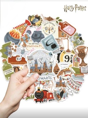 50x Harry Potter Sticker Zauberwelt Aufkleber Set Hogwarts Stickerbomb Zauberer