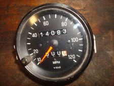 Vintage Vdo Cockpit Mechanical Speedometer Tested 120 Mph Vw Porsche Vintage Vdo Cockpit Mechanical Speedometer Tested 120 Mph Vw Porsche