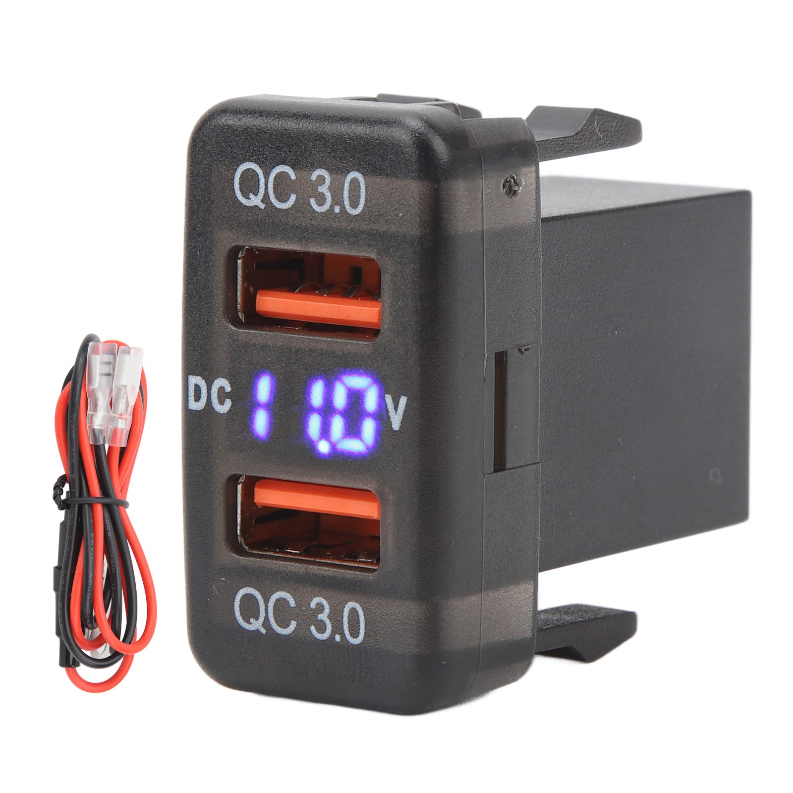 Dual USB Port Socket QC3.0 Fast Charge Charging Outlet Power Adapter For