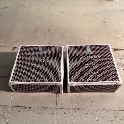 Asprey London purple water soap Savon 1.05 ounce Set Of 2 Travel