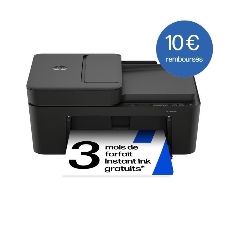 Imprimante couleur HP DeskJet 4310 jet d'encre 3-en-1 avec 3 mois Instant Ink inclus