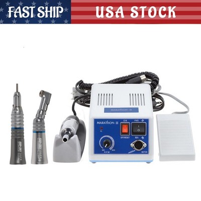 Marathon Dental Lab Micromotor Drill Polisher Machine N3 35K RPM Handpiece Kit