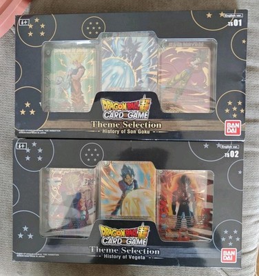 DragonBall Super Theme Selection: History of Goku TS01 & Vegeta TS02 Brand New!