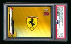 2020 Topps Chrome F1 113 Scuderia Ferrari Team Logo RC 70th Gold Refractor PSA 9