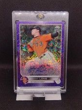 Sammy Long RC 2022 Topps Chrome Purple Speckle Refractor Auto /299 SF Giants 