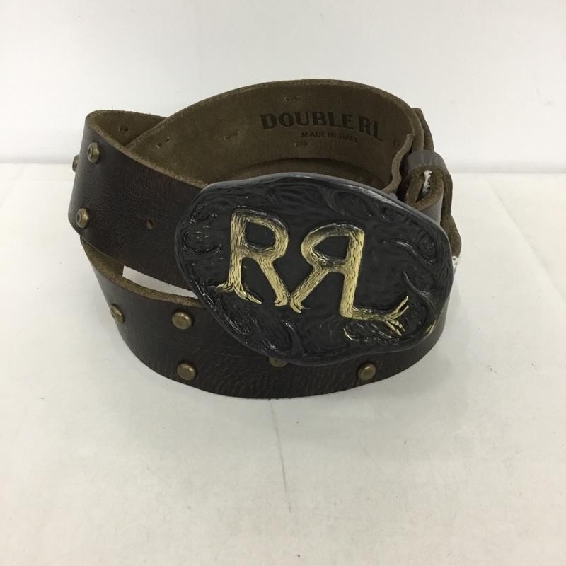 【新品未使用・タグ付】定価46200円　RRL ベルト本革　VINTAGE　牛革 Yahoo!オークション -「rrl ダブルアールエル レザーベルト