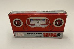 Vintage 1984 Nintendo Micro Vs System Boxing Handheld Game Complete In Box