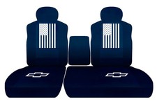 Truck Seat Covers Fits 1995 -1998 Chevy Ck 1500 6040 Seat With Console Navy Truck Seat Covers Fits 1995 -1998 Chevy Ck 1500 6040 Seat With Console Navy