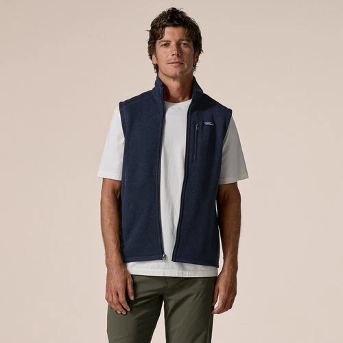 Patagonia Men's Better Sweater Fleece Vest Full Zip Pockets Recycled brand New - product listing photo