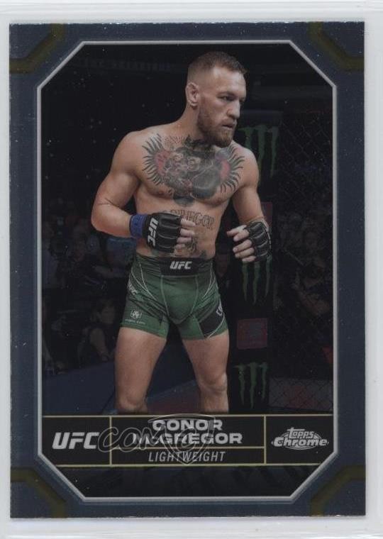 2024 Topps Chrome UFC Purple Refractor Conor McGregor #49 02v3