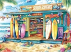 500 Piece Puzzles for Adults, Summer Seaside Souvenir Shop Jigsaw Puzzle with Su