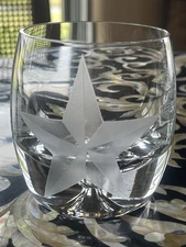 4 Lone Star Crystal Rocks Glasses By Evergreen Crystal
