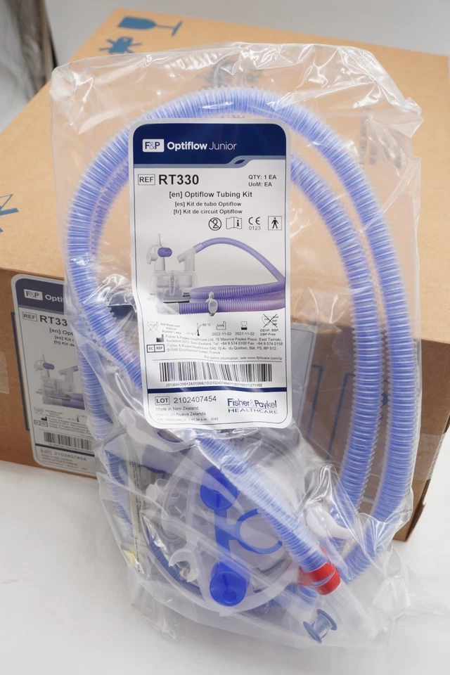 Estuche/10 piezas, Kit de tubos F&P Fisher Paykel Optiflow Junior RT330 Foto 3 de 4