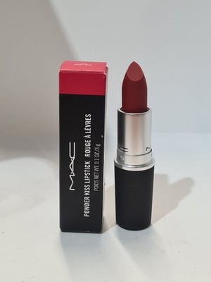 MAC Powder Kiss Moisturising Lipstick, 3g, Shade 935 Ruby Neu